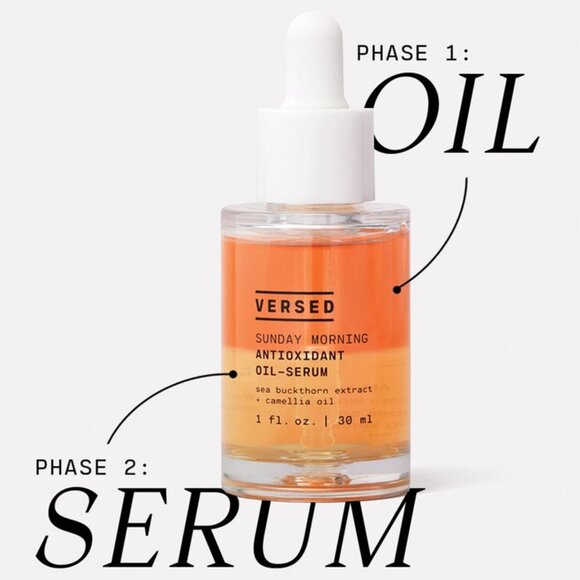 NWT Versed Skincare Sunday Morning Antioxidant Oil-Serum – 1 fl oz - Picture 3 of 8